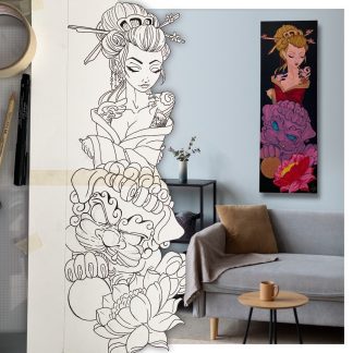 La Geisha et son Dogfu