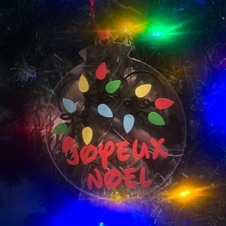 Ornement Joyeux Noël Guirlande